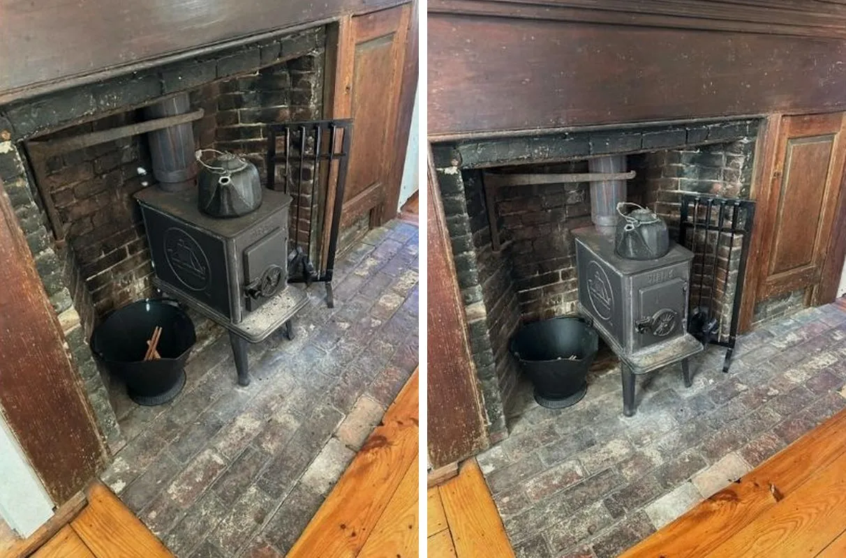 Before and after cleaning in Ayer, MA