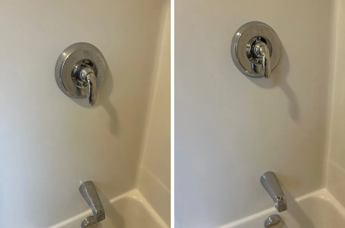 Before and after cleaning in Bolton, MA
