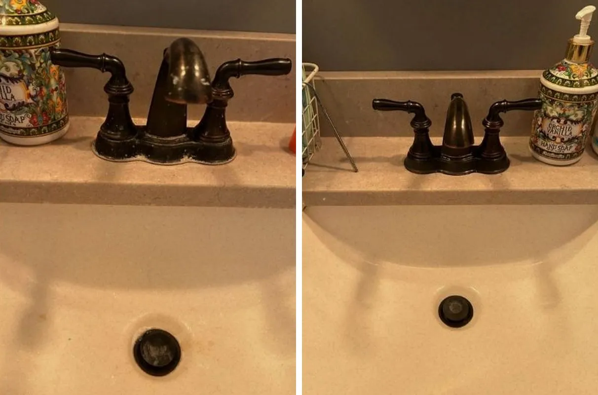 Before and after cleaning in Bolton, MA