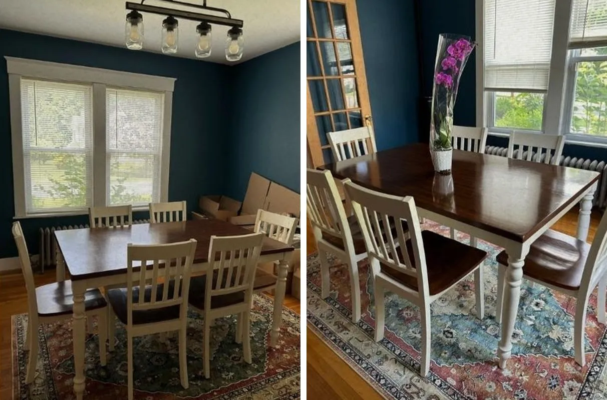 Before and after cleaning in Bolton, MA