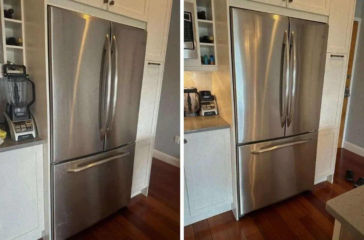 Before and after cleaning in Boston, MA