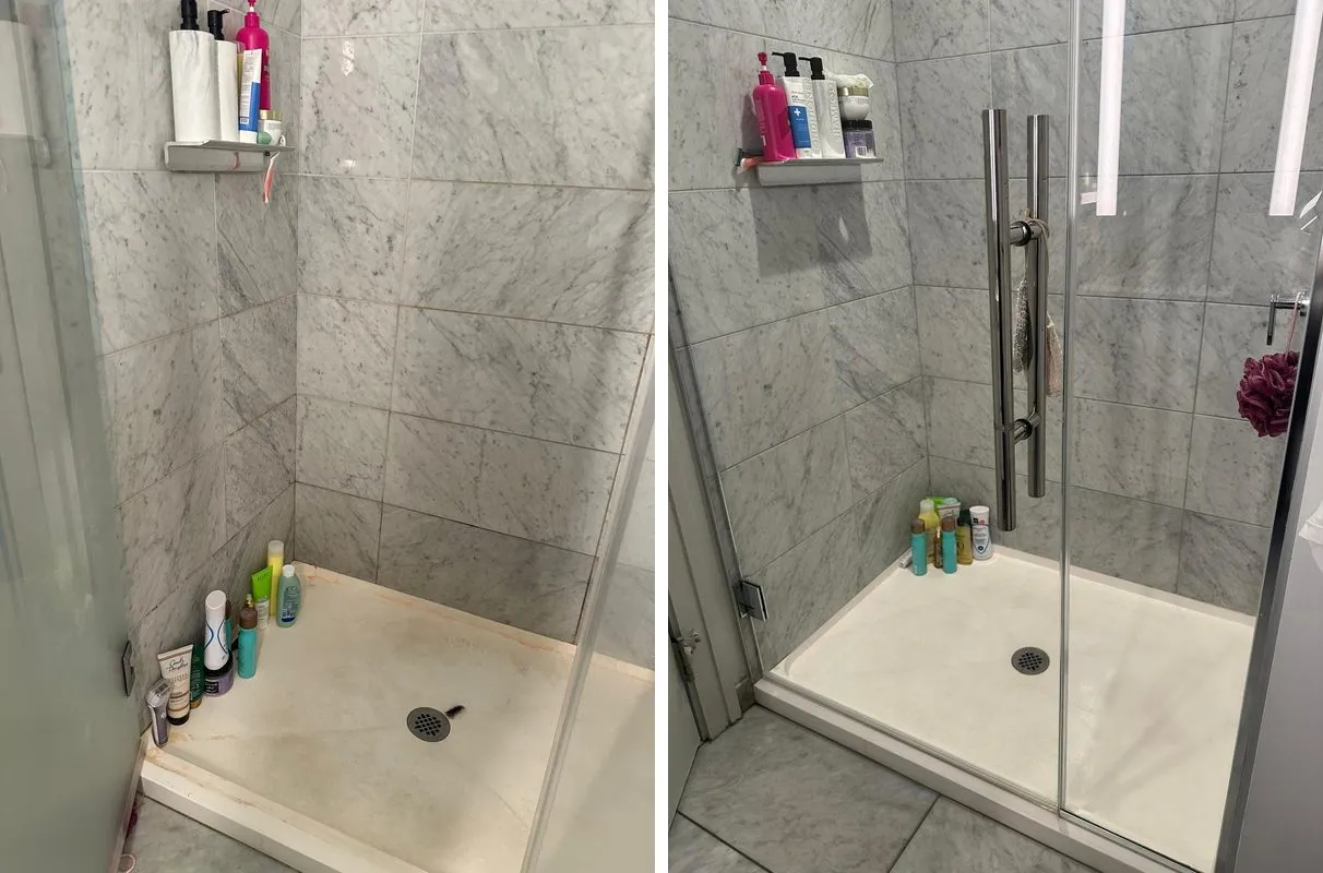 Before and after cleaning in Boston, MA