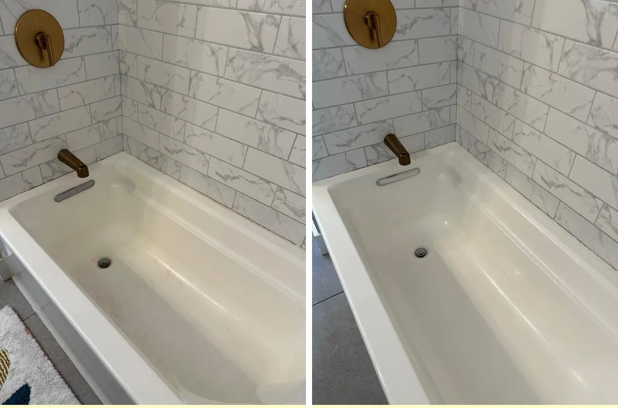 Before and after cleaning in Boston, MA