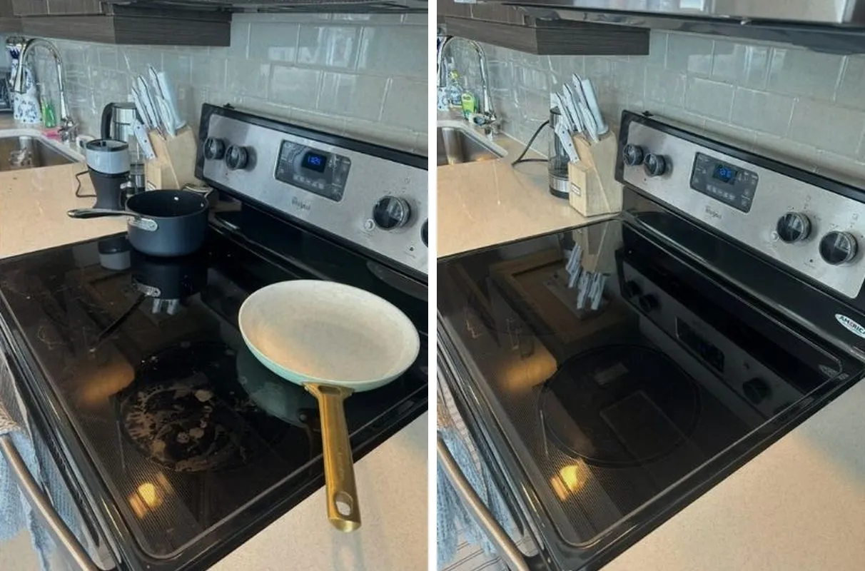 Before and after cleaning in Boston, MA