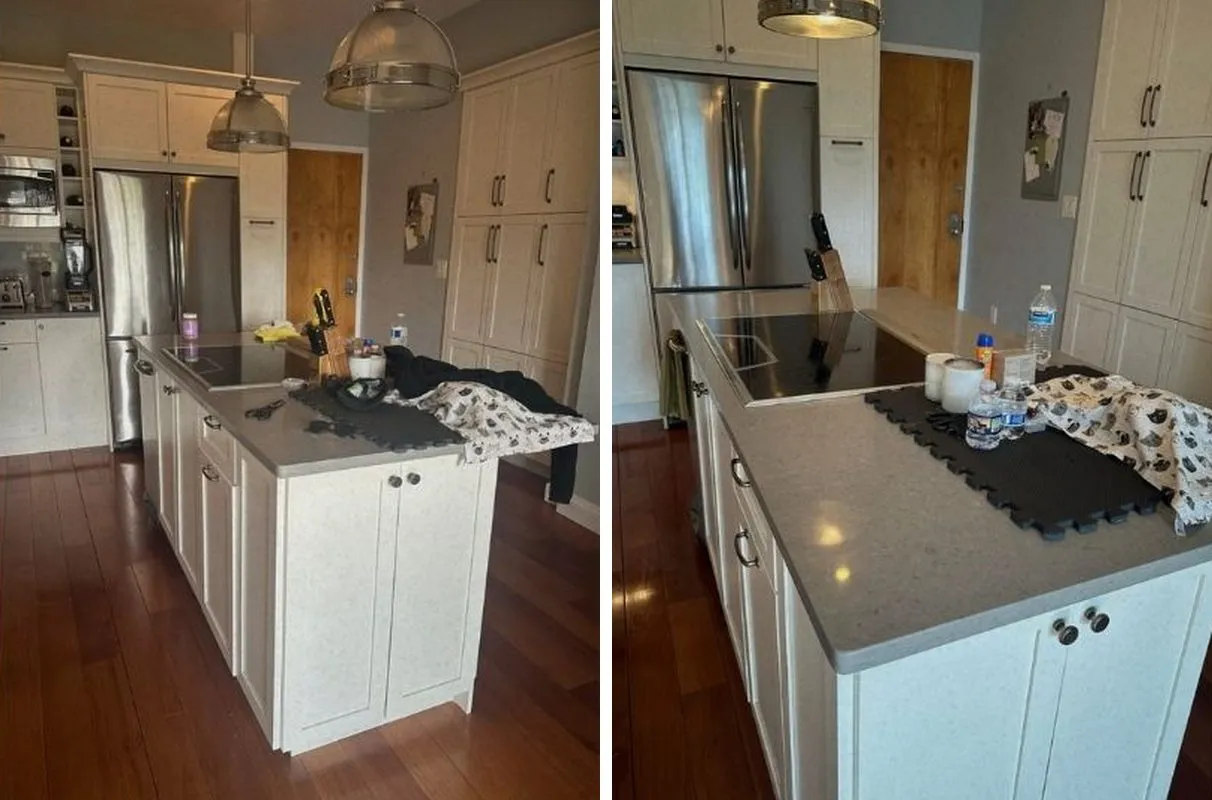 Before and after cleaning in Boston, MA