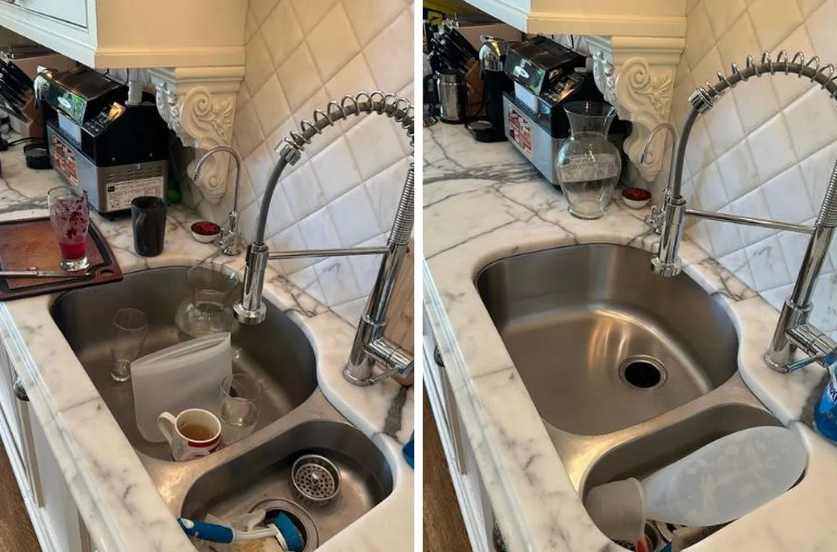 Before and after cleaning in Boston, MA