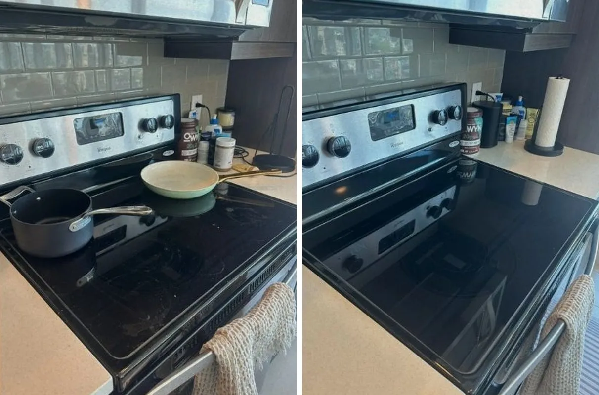 Before and after cleaning in Boston, MA