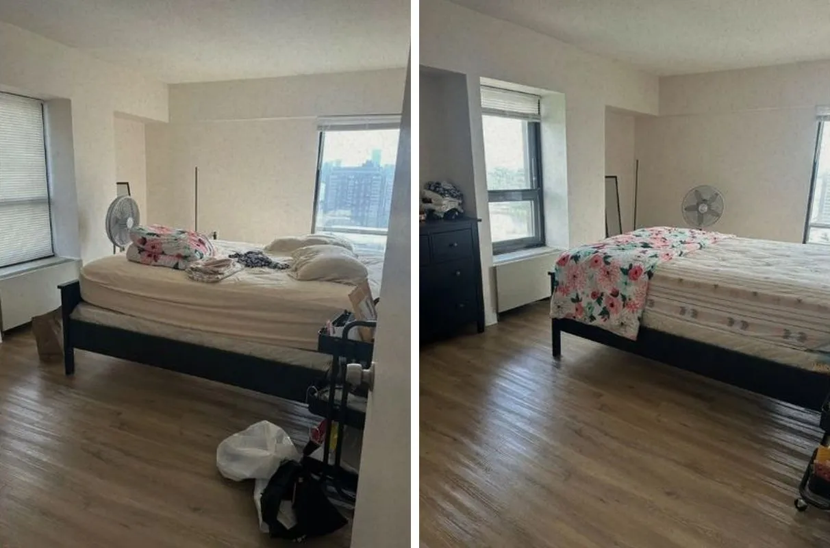 Before and after cleaning in Boston, MA