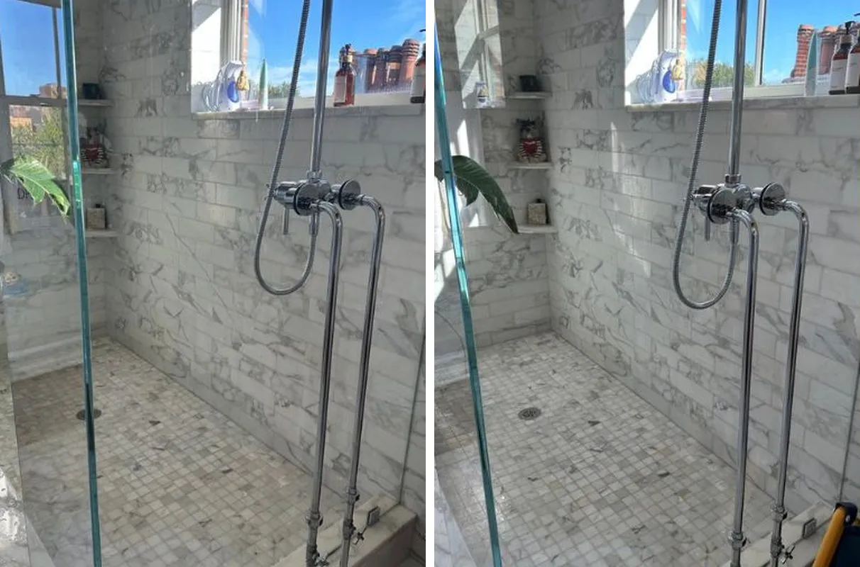 Before and after cleaning in Boston, MA