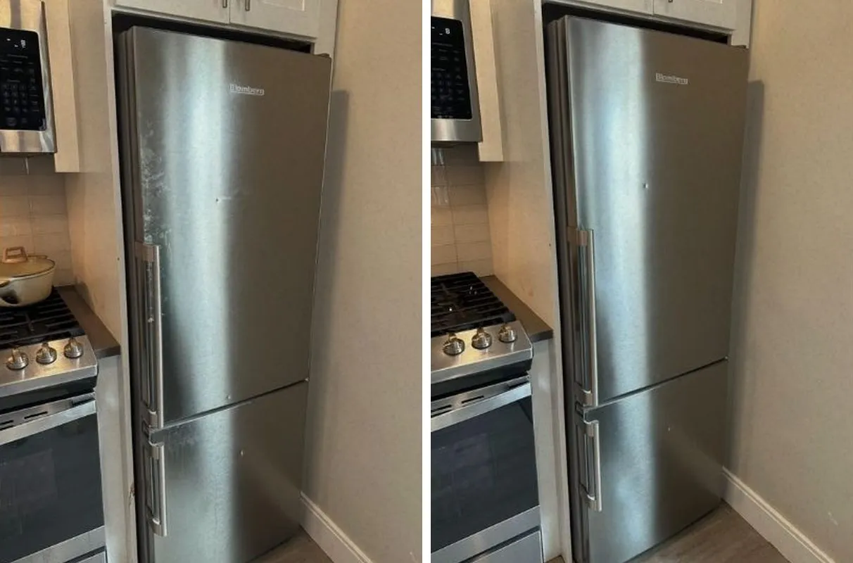 Before and after cleaning in East Boston, MA