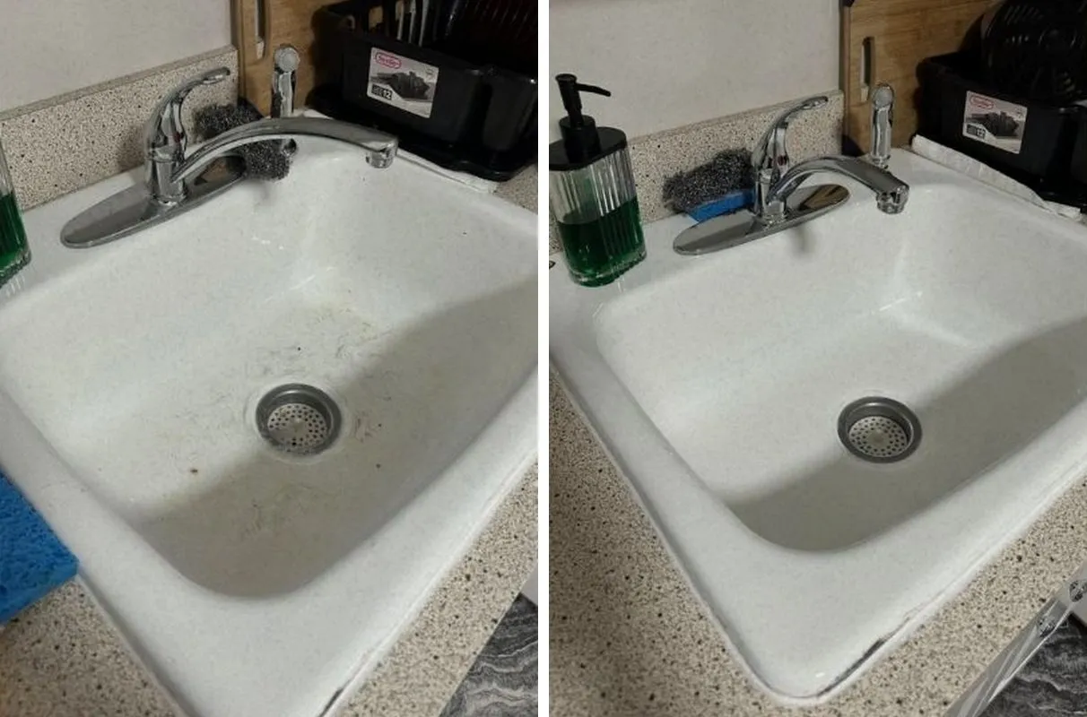 Before and after cleaning in Ipswich, MA