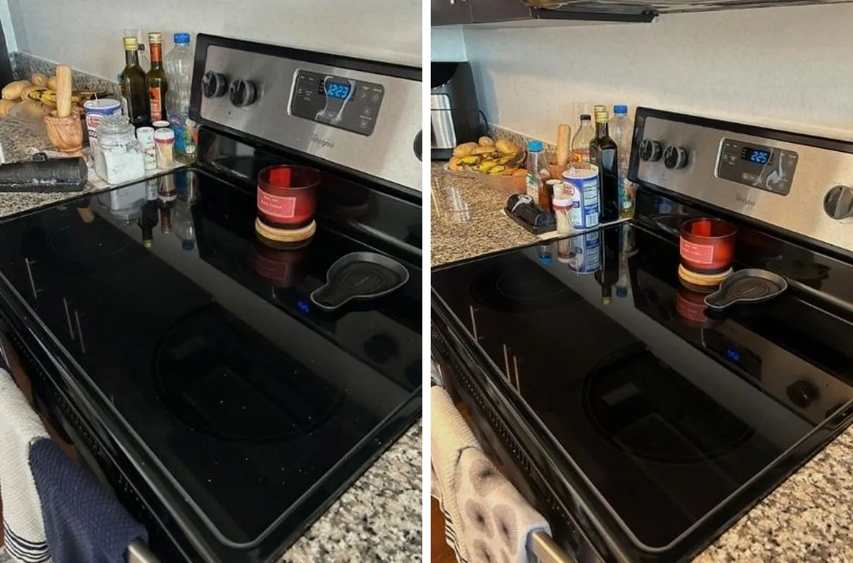 Before and after cleaning in Malden, MA