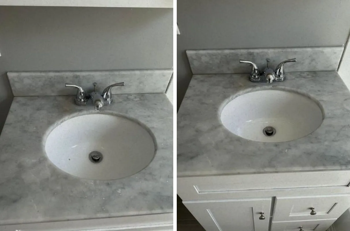 Before and after cleaning in Medford, MA