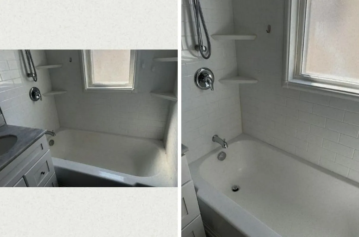 Before and after cleaning in Medford, MA