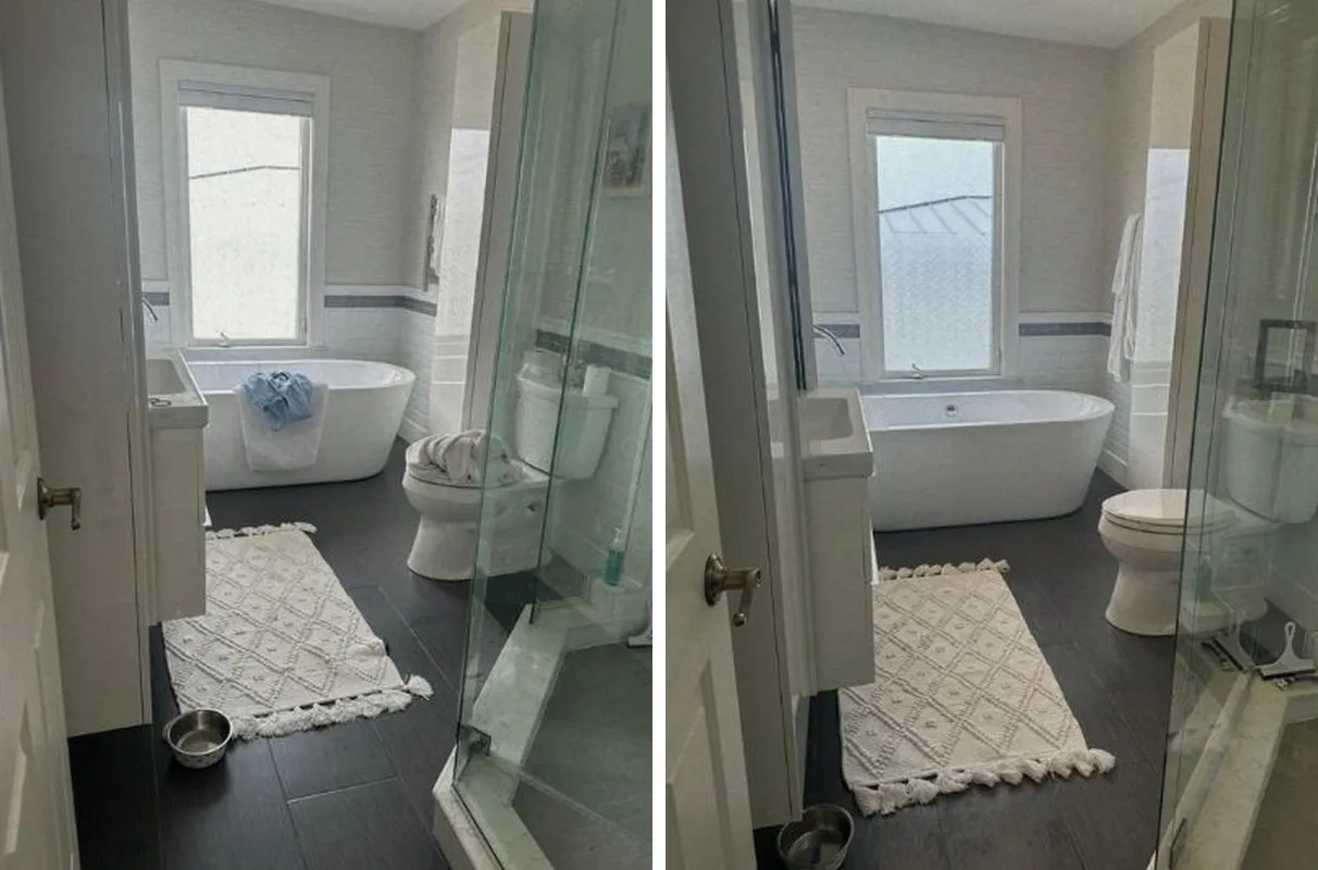 Before and after cleaning in Revere, MA