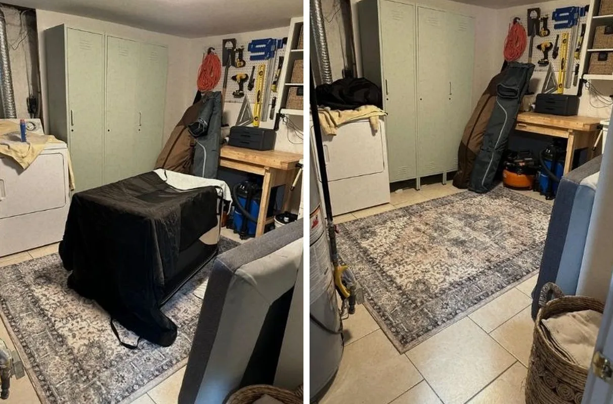 Before and after cleaning in South Boston, MA